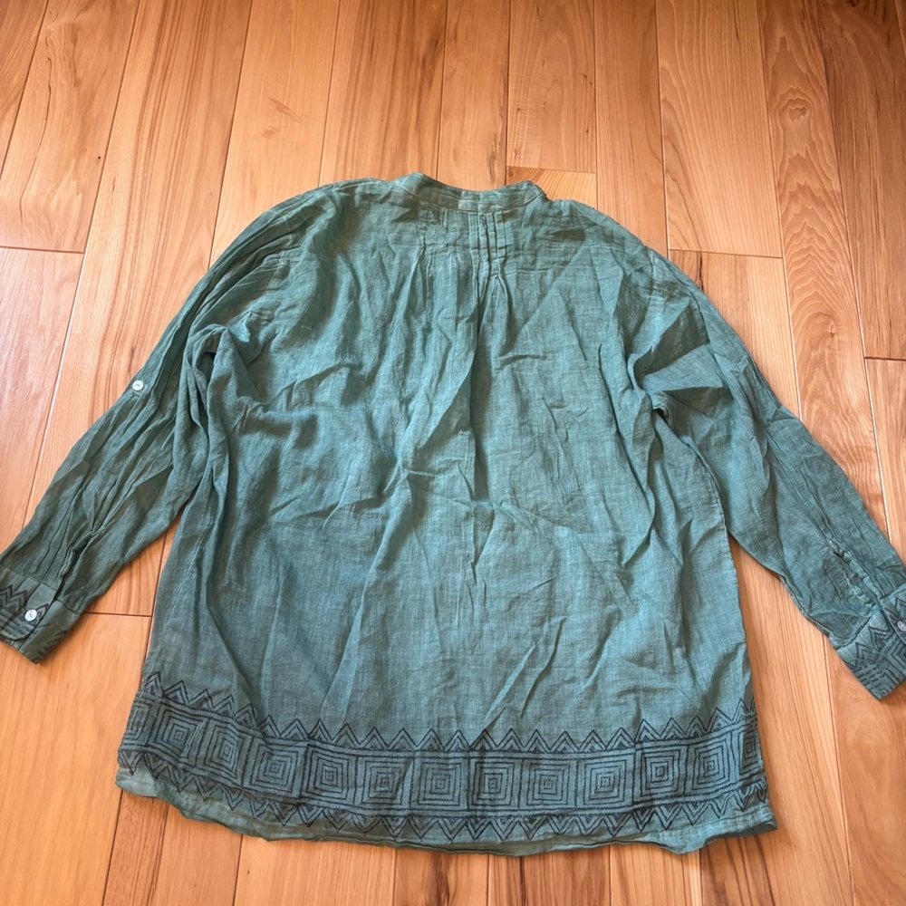 Signals Boho Patterned Button Front Lightweight C… - image 6